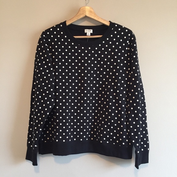 J. Crew Factory Tops - sale | j crew factory | dot sweatshirt